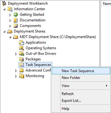 MDT New Task Sequence 01