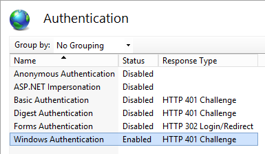 Website - Features View - Authentication Settings
